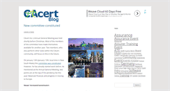 Desktop Screenshot of blog.cacert.org