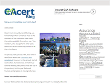 Tablet Screenshot of blog.cacert.org